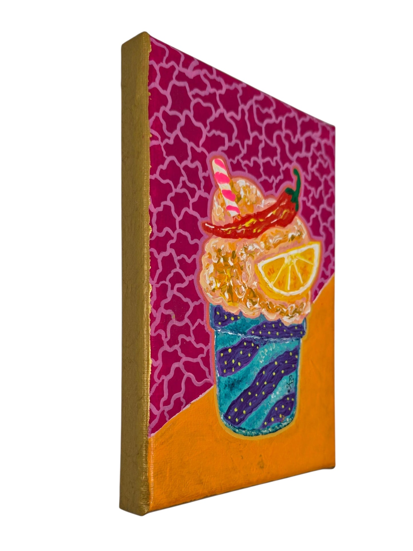 Citrus Fire Gelato, 5X7 Inch Original