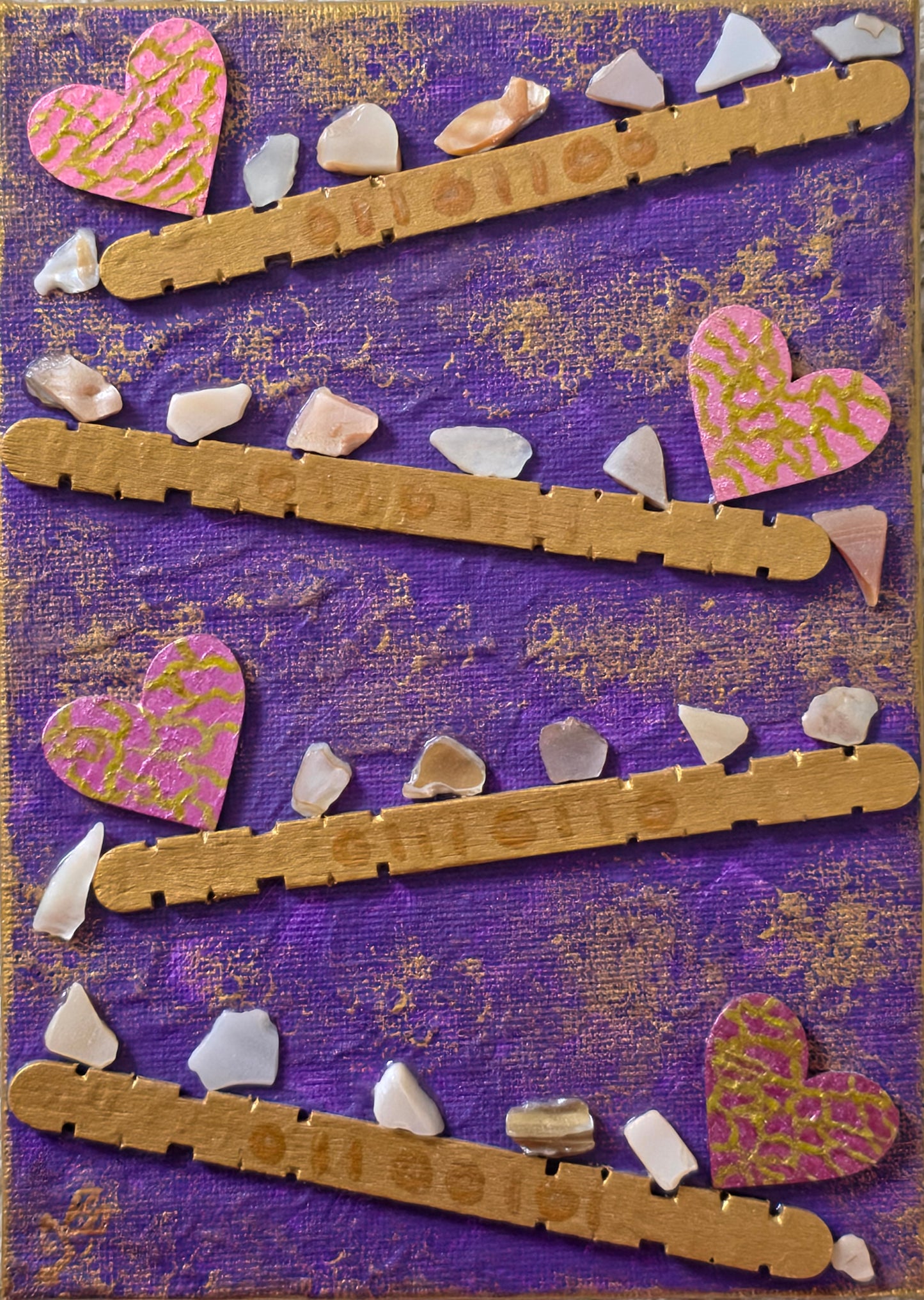 Cascade: Gravity of Love, 5X7 Inch Original
