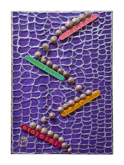 Cascade: Seashell Rhapsody, 5 × 7 Original