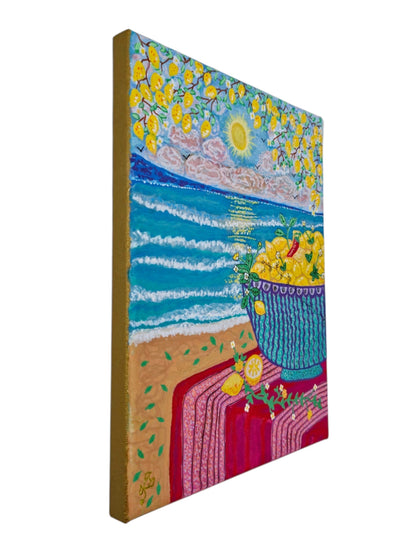 The Lemon Shore, 8X10 Inch Original