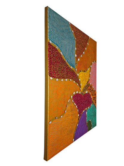 Mosaic of Emotions: Echoes of the Heart, 16X20 Inch Original