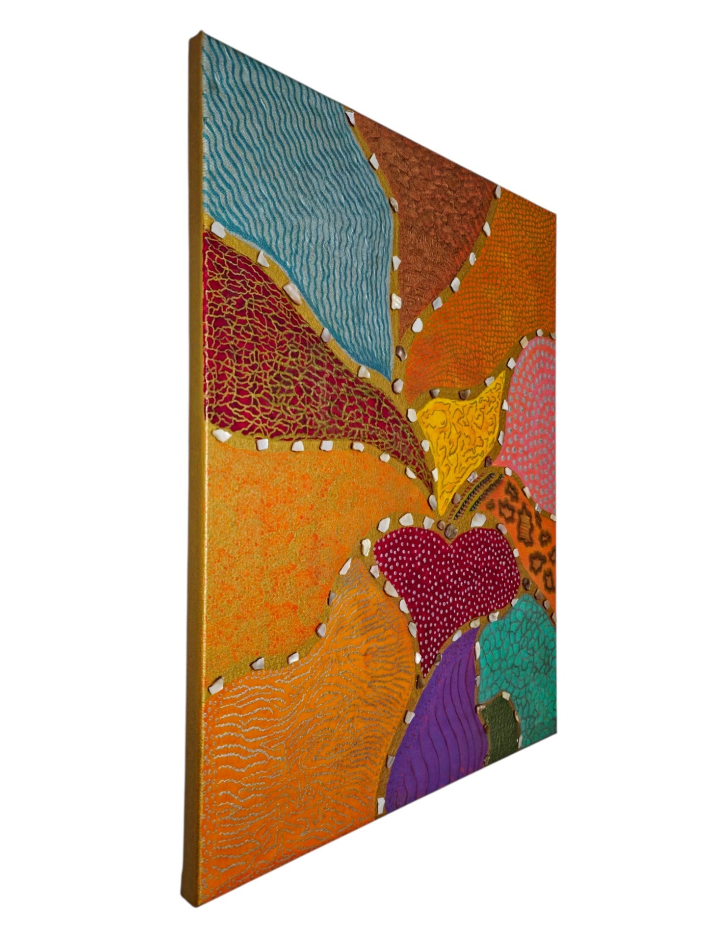 Mosaic of Emotions: Echoes of the Heart, 16X20 Inch Original