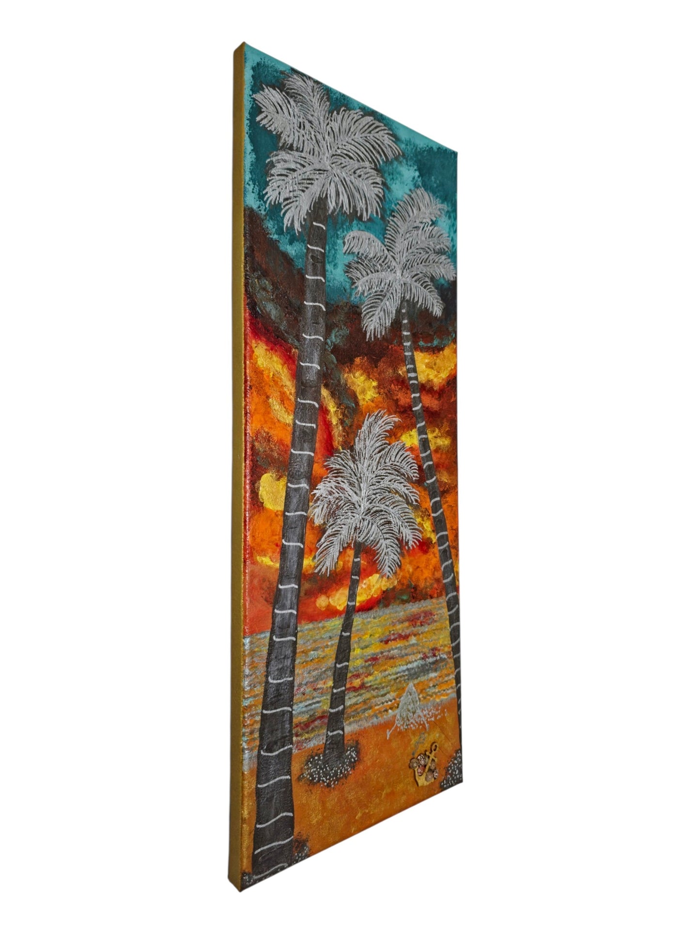 Glided Dusk, 8X20 Inch Original