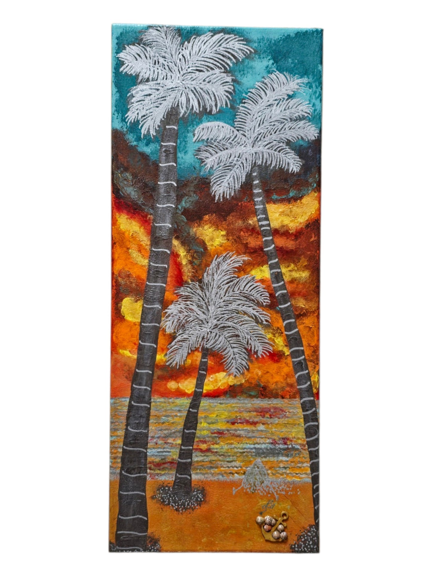 Glided Dusk, 8X20 Inch Original
