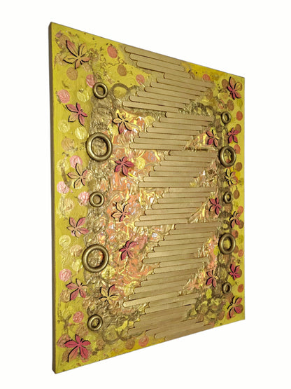 Golden Frequency, 16X20 Inch Original