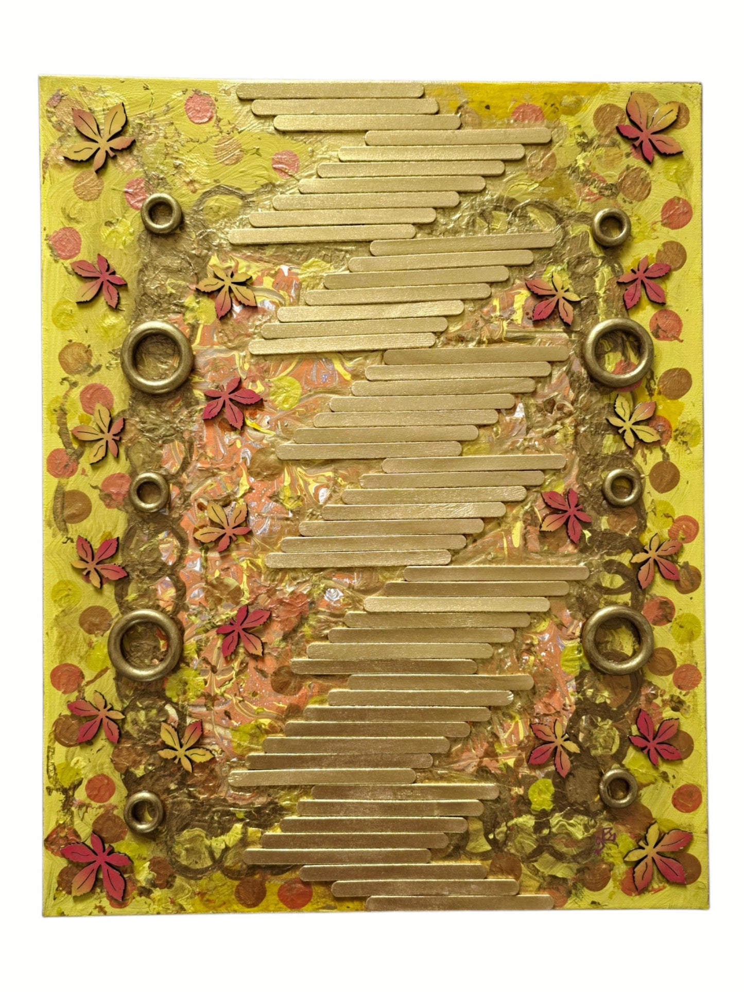 Golden Frequency, 16X20 Inch Original
