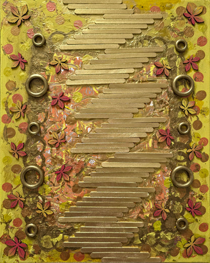 Golden Frequency, 16X20 Inch Original