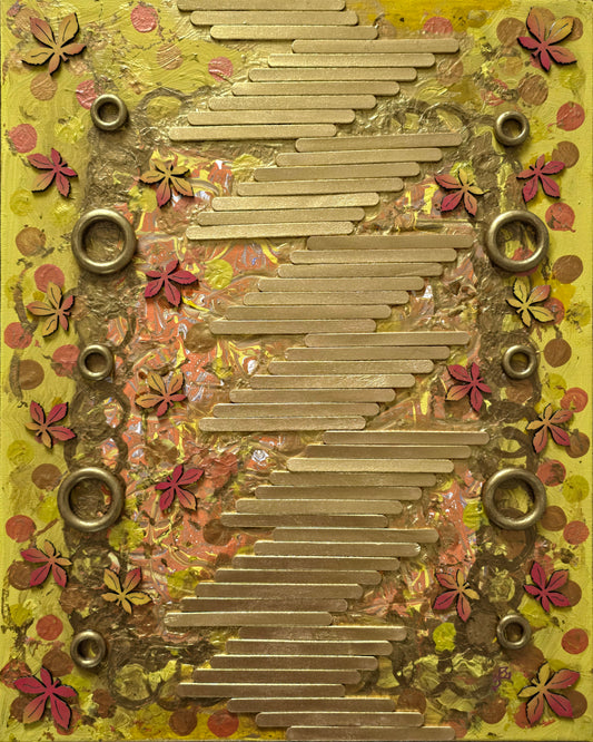 Golden Frequency, 16X20 Inch Original