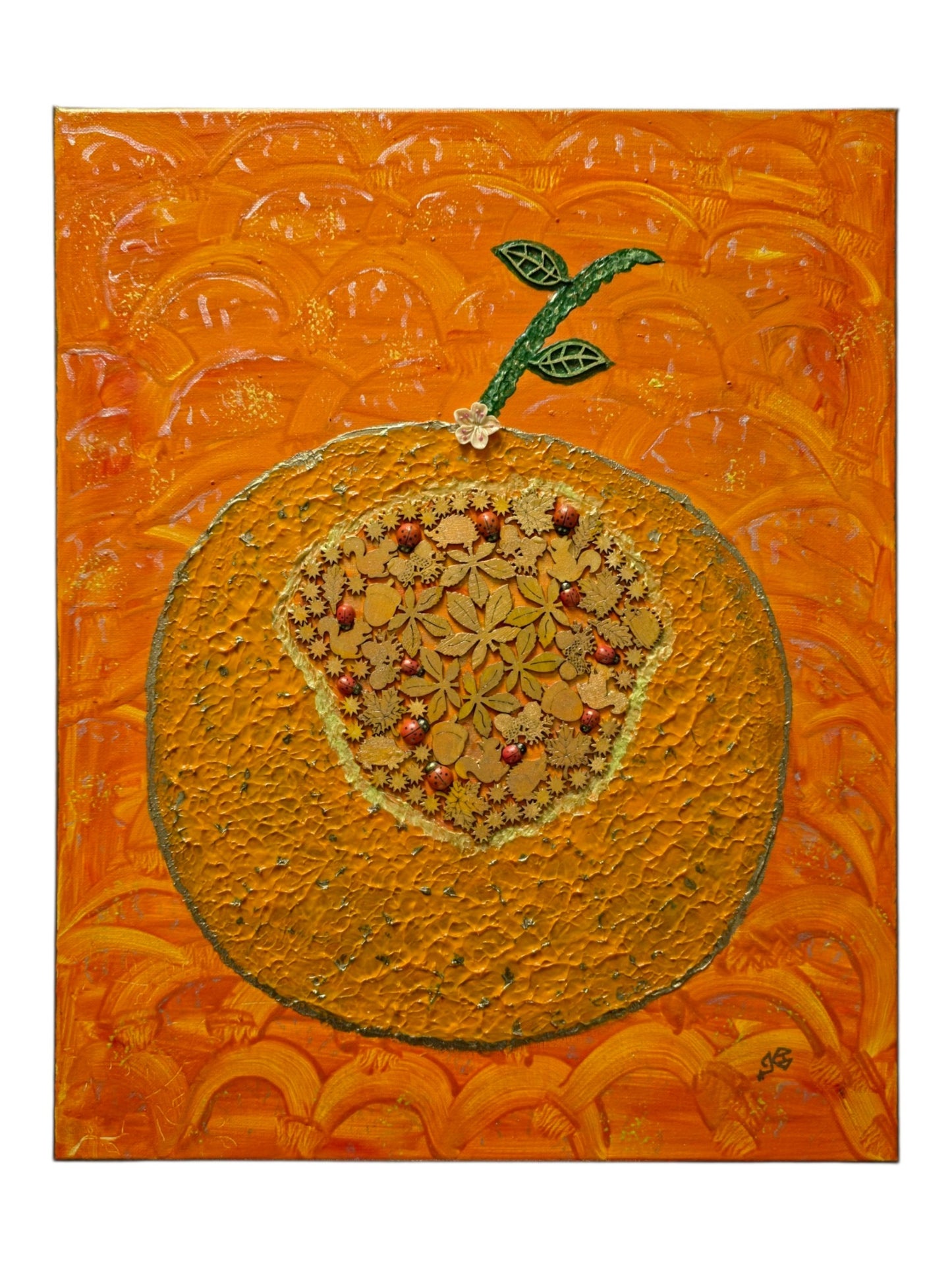Inner Worlds Collection: The Citrus Soul, 16X20 Inch Original