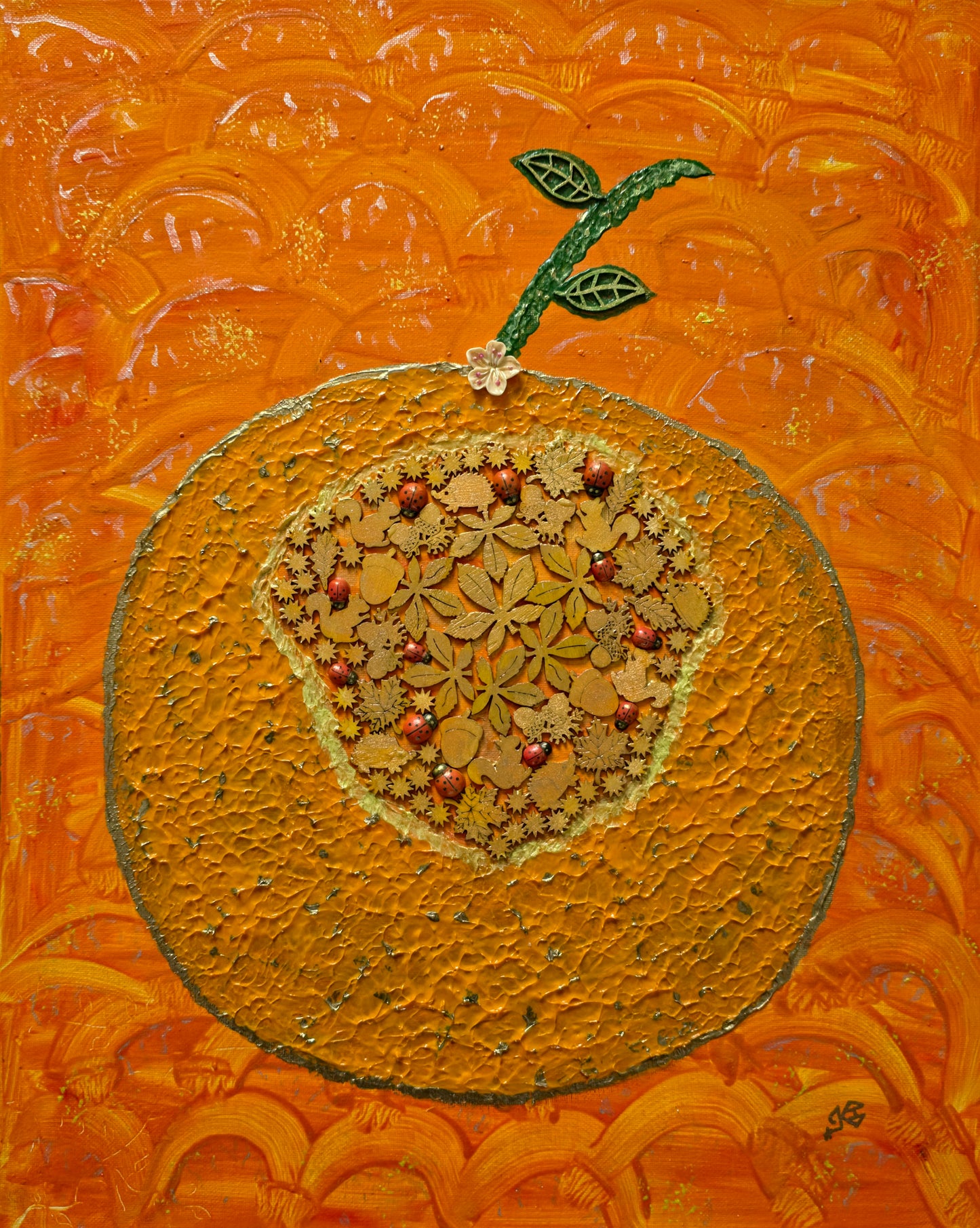 Inner Worlds Collection: The Citrus Soul, 16X20 Inch Original