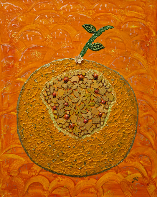 Inner Worlds Collection: The Citrus Soul, 16X20 Inch Original
